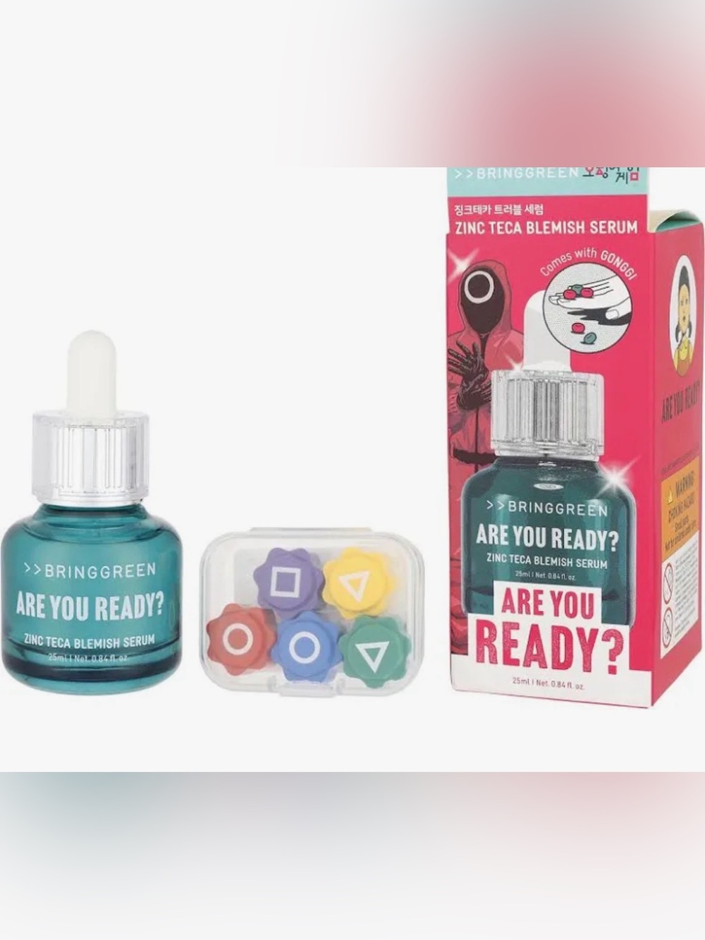 Bring Green X Squid Games Zinc Tea Blemish Serum